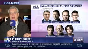 Primaire à gauche: "Manuel Valls joue dans la catégorie des poids lourds", Philippe Doucet