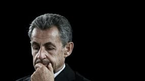 L'ancien président Nicolas Sarkozy, le 8 octobre 2021 à Bordeaux