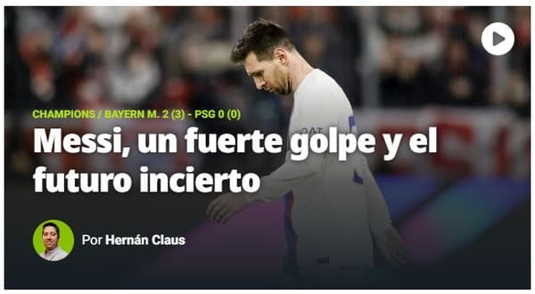 Olé sur Lionel Messi