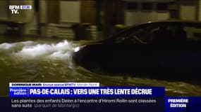 Inondations: dans le Nord, la décrue s'amorce lentement