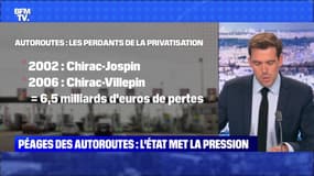 Péages des autoroutes: l'État met la pression - 01/08