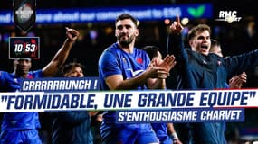 Angleterre 10-53 France : "Formidable, une grande équipe" s'enthousiasme Charvet 