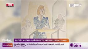 Procès Mazan: Gisèle Pelicot interpelle son ex-mari 
