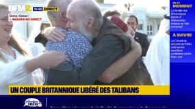 Le couple de Britanniques libéré par les talibans arrive au Qatar 