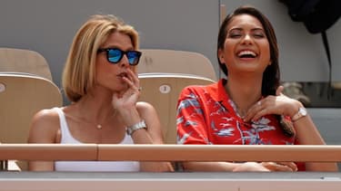 Sylvie Tellier et Miss France 2019 Vaimalama Chaves à Roland Garros