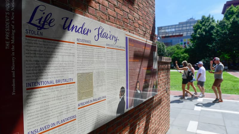 "Une tentative de réécrire l'histoire américaine": l'administration Trump fait démanteler une exposition sur l'esclavage à Philadelphie, la mairie porte plainte