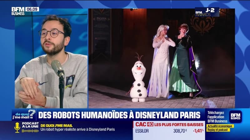 De Quoi J'me Mail : Un robot hyper réaliste arrive à Disneyland Paris (1/2) - 30/11