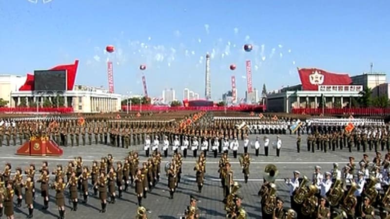 Imposant défilé militaire ce samedi à Pyongyang pour les 70 ans du parti unique.