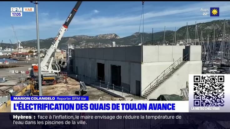 Toulon: l'électrification des quais avance