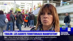 Toulon: manifestation des agents territoriaux