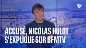 Accusé d'agressions sexuelles et de viol, Nicolas Hulot s'explique sur BFMTV