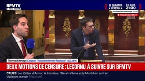 Motion de censure: "On ne joue pas contre la France , on joue pour les Français", déclare Thomas Ménagé, député RN 