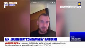 Aix-en-Provence: l'influenceur Julien Bert condamné pour violences conjugales 