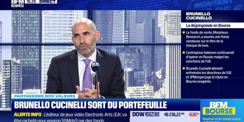 Le portefeuille "BFM-Responsable" : "Brunello Cucinelli en pleine tempête, sort de notre sélection" - 29/09