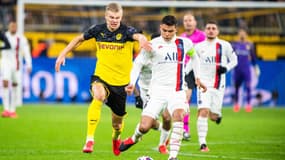 Erling Haaland et Thiago Silva, le 19 février 2020