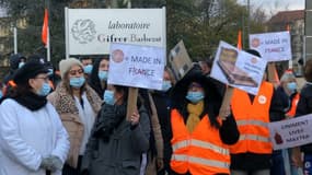 Les salariés de Gifrer ont manifesté mardi.