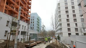 Le village olympique des JO de Paris 2024, en décembre 2023