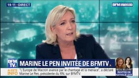 Pour Marine Le Pen, "La République en Marche défend un projet économique qui est profondément anti-écologique"