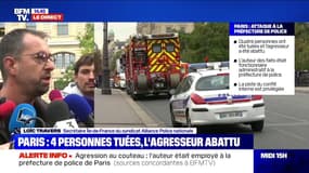 Le début de l'attaque à la préfecture de police de Paris s'est produit à proximité du bureau de l'agresseur (Alliance Police nationale)