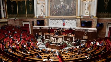 Edouard Philippe à l'Assemblée nationale, le 28 avril 2020