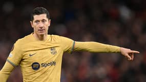 MU-Barça : Robert Lewandowski