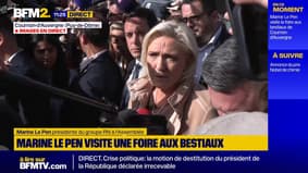 Crise politique: Marine Le Pen dénonce "un cirque" auquel assiste les Français
