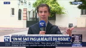Pollution au plomb de Notre-Dame: pour Gaspard Gantzer, "on ne sait pas la réalité du risque"