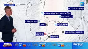 Météo Rhône: de la pluie ce mardi, jusqu'à 12°C à Lyon
