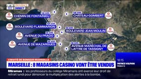 Marseille: huit magasins Casino vont être revendus