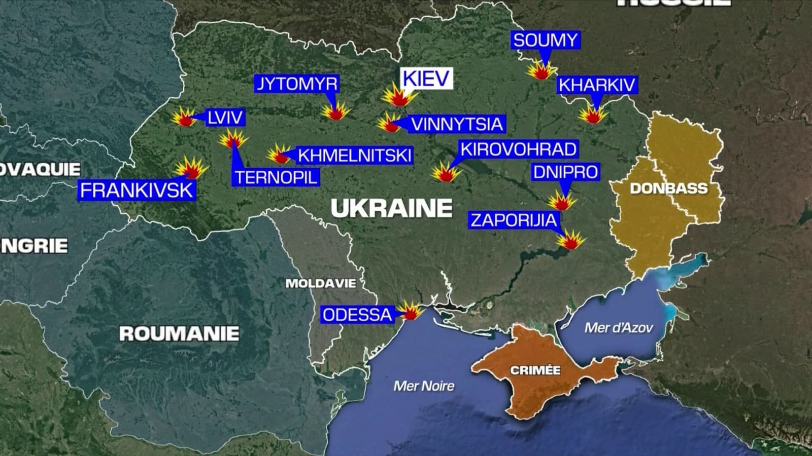 Kiev et plusieurs villes ukrainiennes ont été visées par des frappes russes, le 10 octobre 2022 Kiev et plusieurs villes ukrainiennes ont été visées par des frappes russes, le 10 octobre 2022