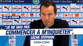OM 2-0 Rennes : "Je ne vais pas commencer à m'inquiéter au bout de 15 jours", lâche Stéphan