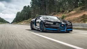 La Bugatti Chiron vient de réaliser un record de vitesse assez impressionnant en passant de 0 à 400  km/h puis de nouveau à l'arrêt en à peine 42 secondes.