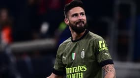 AC Milan-Torino : la joie du buteur Olivier Giroud