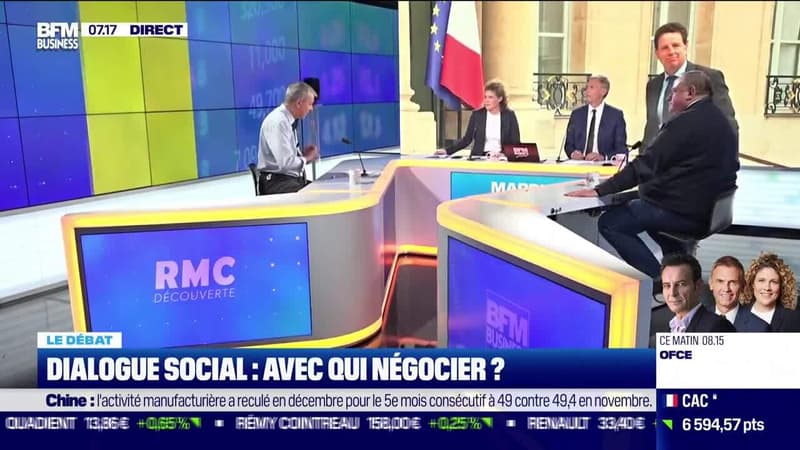 Le débat : Dialogue social, avec qui négocier ?, par Jean-Marc Daniel et Nicolas Doze - 03/01