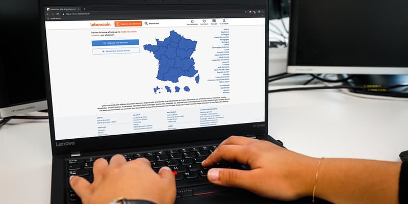 Le site internet leboncoin.fr (illustration)