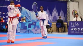 La karateka Thalya Sombé