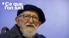 L'abbé Pierre, le 16 septembre 2002 à Saint-Omer, dans le Pas-de-Calais