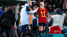 Alexia Putellas agacée après son remplacement lors d'Espagne-Suède au Mondial 2023