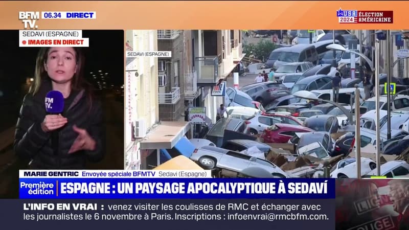 Crues en Espagne: un paysage apocalyptique à Sedaví