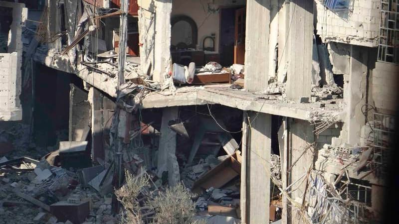 A Erbeen, près de Damas. Le conflit en Syrie a fait plus de 60.000 morts en près de 22 mois, a estimé mercredi le Haut commissaire des Nations unies aux droits de l'homme. Ce chiffre est "bien supérieur à ce que nous escomptions et est vraiment choquant",