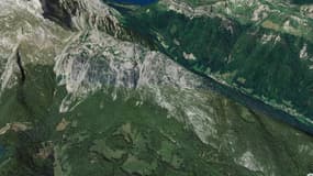 L'arrête du Rosairy, qui mène au sommet de la Tournette, en Haute-Savoie