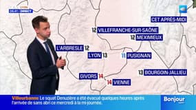 Météo Rhône: un temps gris et pluvieux ce jeudi, jusqu'à 13°C à Lyon