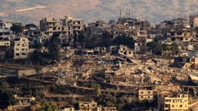 Le village détruit de Khiam au sud du Liban, le 29 novembre 2024