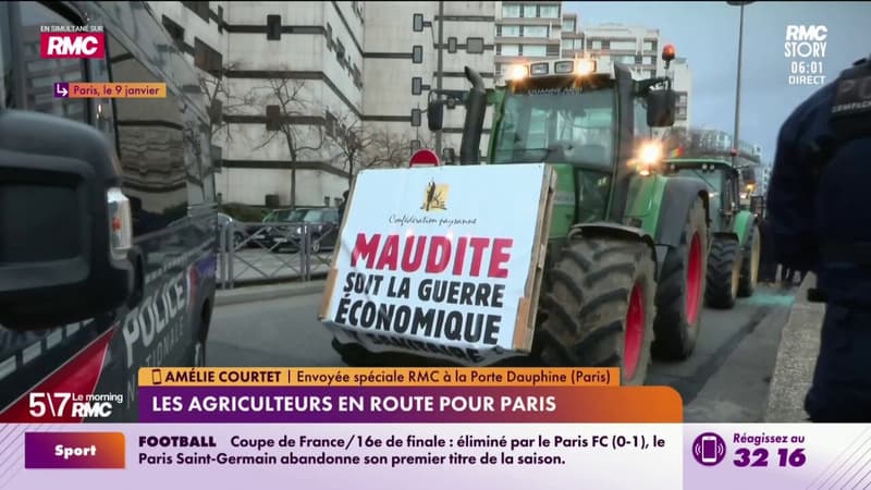 Les agriculteurs en route pour Paris