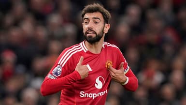 Bruno Fernandes contre Chelsea à Old Trafford, le 3 novembre 2024