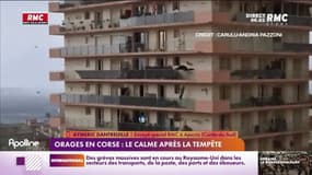 Orages en Corse : première nuit d'accalmie après de violentes intempéries