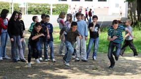 Des élèves d'une école d'Angers participent à une course sportive (illustration)