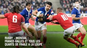 Rugby-Mondial : France-Galles et tous les quarts à la loupe
