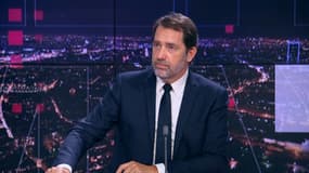 Le président du groupe LaREM à l'Assemblée nationale Christophe Castaner le 19 janvier 2022 sur BFMTV.