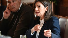 Anne Hidalgo, maire de Paris et candidate PS à la présidentielle, en déplacement dans le Pas-de-Calais, à Boulogne-sur-mer, le 31 mars 2022